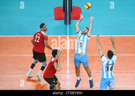 Luciano De Cecco, Martin Ramos (Argentina). Volleyball World Championship 2022. Stock Photo