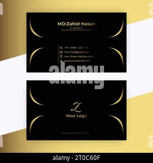 Business Card Template Design Creative Business Design Make Simple Design Stock Vector
