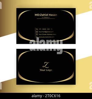 Business Card Template Design Creative Business Design Make Simple Design Stock Vector
