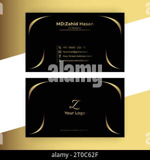 Business Card Template Design Creative Business Design Make Simple Design Stock Vector