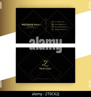 Business Card Template Design Creative Business Design Make Simple Design Stock Vector