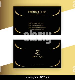 Business Card Template Design Creative Business Design Make Simple Design Stock Vector
