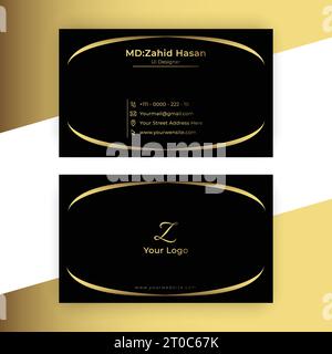 Business Card Template Design Creative Business Design Make Simple Design Stock Vector