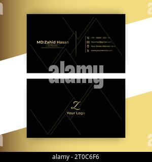 Business Card Template Design Creative Business Design Make Simple Design Stock Vector