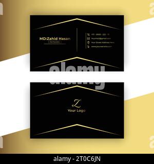 Business Card Template Design Creative Business Design Make Simple Design Stock Vector