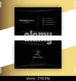 Business Card Template Design Creative Business Design Make Simple Design Stock Vector