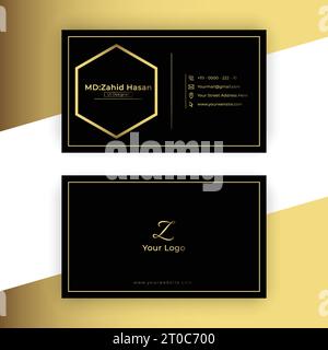 Business Card Template Design Creative Business Design Make Simple Design Stock Vector