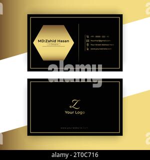 Business Card Template Design Creative Business Design Make Simple Design Stock Vector