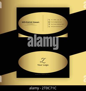 Business Card Template Design Creative Business Design Make Simple Design Stock Vector