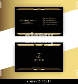 Business Card Template Design Creative Business Design Make Simple Design Stock Vector