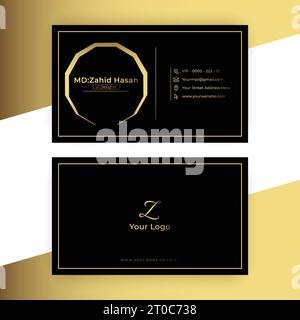 Business Card Template Design Creative Business Design Make Simple Design Stock Vector