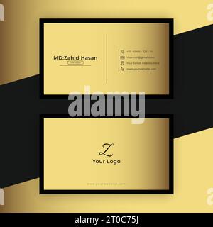 Business Card Template Design Creative Business Design Make Simple Design Stock Vector