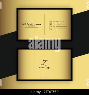Business Card Template Design Creative Business Design Make Simple Design Stock Vector
