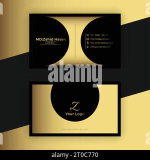 Business Card Template Design Creative Business Design Make Simple Design Stock Vector