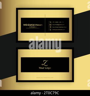 Business Card Template Design Creative Business Design Make Simple Design Stock Vector