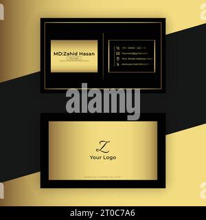 Business Card Template Design Creative Business Design Make Simple Design Stock Vector