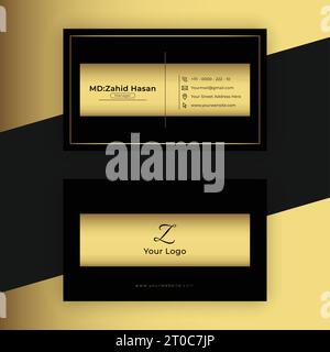 Business Card Template Design Creative Business Design Make Simple Design Stock Vector