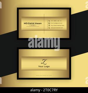 Business Card Template Design Creative Business Design Make Simple Design Stock Vector