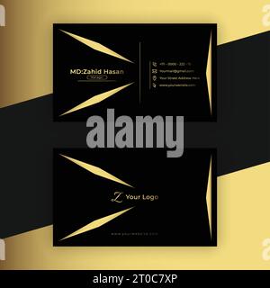 Business Card Template Design Creative Business Design Make Simple Design Stock Vector