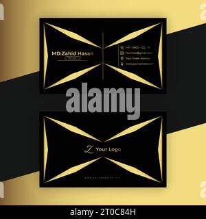 Business Card Template Design Creative Business Design Make Simple Design Stock Vector
