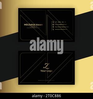 Business Card Template Design Creative Business Design Make Simple Design Stock Vector