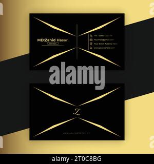 Business Card Template Design Creative Business Design Make Simple Design Stock Vector