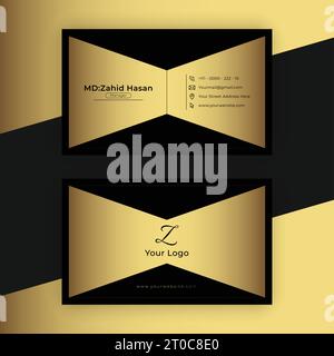 Business Card Template Design Creative Business Design Make Simple Design Stock Vector