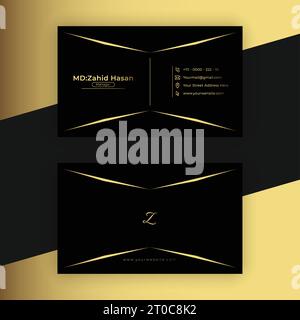 Business Card Template Design Creative Business Design Make Simple Design Stock Vector