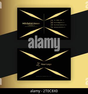 Business Card Template Design Creative Business Design Make Simple Design Stock Vector