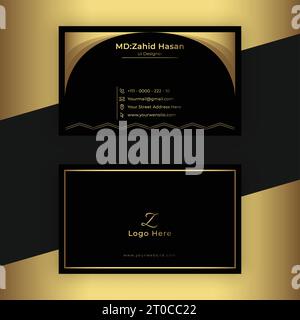 Business Card Template Design Creative Business Design Make Simple Design Stock Vector