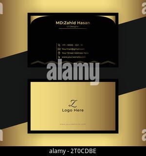 Business Card Template Design Creative Business Design Make Simple Design Stock Vector