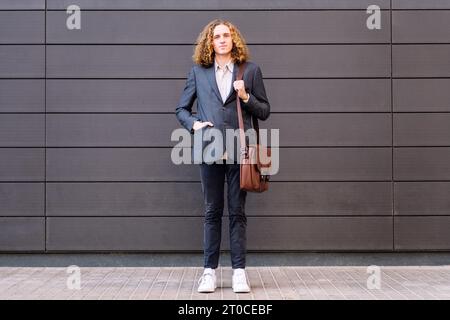 confident young entrepreneur looking at camera Stock Photo