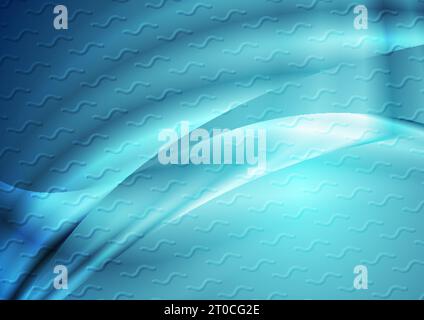 Abstract concept background with blurred waves. Vector illustration Stock Vector