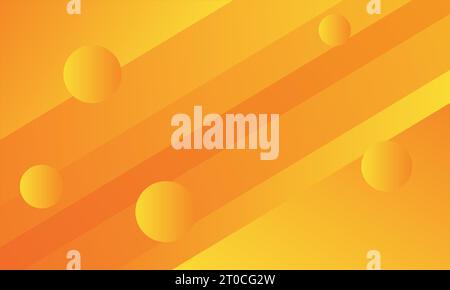 Abstract golden yellow glowing lines circles curved background. Technology innovation future tech graphic design wallpaper template Stock Vector