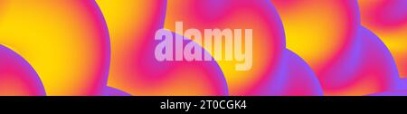 3d liquid wavy shapes colorful abstract background. Vector banner design Stock Vector