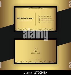 Business Card Template Design Creative Business Design Make Simple Design Stock Vector