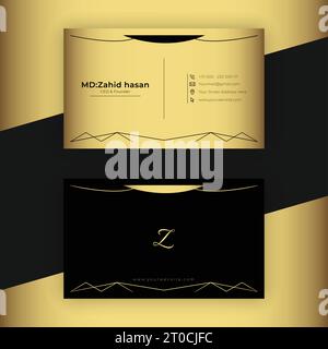 Business Card Template Design Creative Business Design Make Simple Design Stock Vector