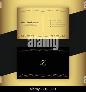 Business Card Template Design Creative Business Design Make Simple Design Stock Vector