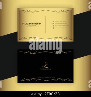 Business Card Template Design Creative Business Design Make Simple Design Stock Vector