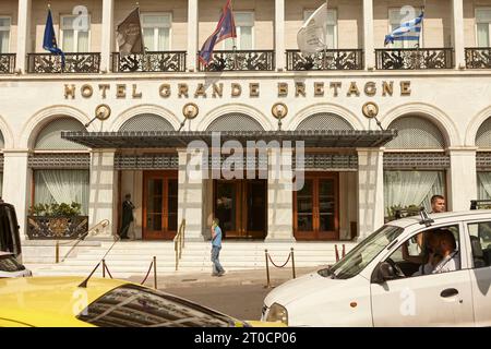 hotel grande bretagne athens Stock Photo