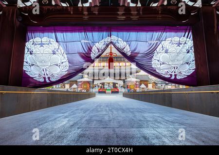 Kyoto, Japan - March 30 2023: Higashi Honganji temple situated at the center of Kyoto, one of two dominant sub-sects of Shin Buddhism in Japan and abr Stock Photo