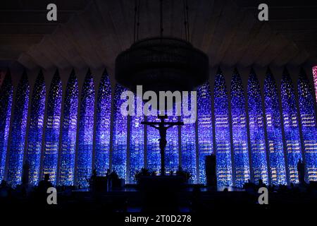 Santuario Dom Bosco Church, Brasilia, Brazil. Stock Photo