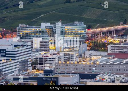 Mercedes-Benz Group plant Untertuerkheim with Van Technology Center VTC, Stuttgart, Baden-Wuerttemberg, Germany Stock Photo