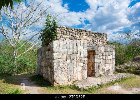 Ek Balam, Yucatan, Mexico, Ruins of Ek Balam that is a Yucatec-Maya archaeological site, Editorial only. Stock Photo