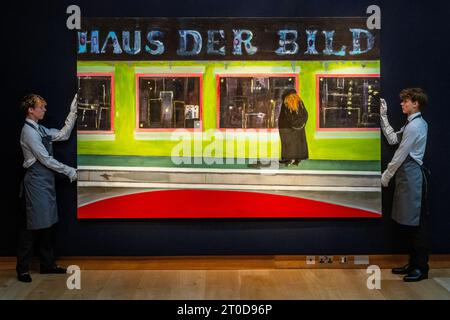 London, UK. 6th Oct, 2023. Peter Doig, House of Pictures, 200-2002, est £5-7m - 20th/21st Century: London Evening Sale highlights at Christies London. Credit: Guy Bell/17�Թ����� Live News Stock Photo