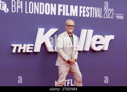 London, UK. 05 October, 2023. David Fincher attends THE KILLER - 67th BFI London Film Festival Red Carpet Arrivals at the Southbank Centre, Royal Festival Hall in London.  Credit: S.A.M./Alamy Live News Stock Photo