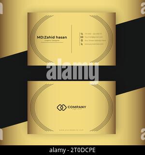 Business Card Template Design Creative Business Design Make Simple Design Stock Vector