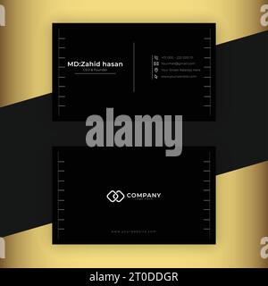 Business Card Template Design Creative Business Design Make Simple Design Stock Vector