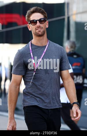 Doha, Qatar. 06th Oct, 2023. Romain Grosjean (FRA). Formula 1 World Championship, Rd 18, Qatar Grand Prix, Friday 6th October 2023. Doha, Qatar. Credit: James Moy/Alamy Live News Stock Photo