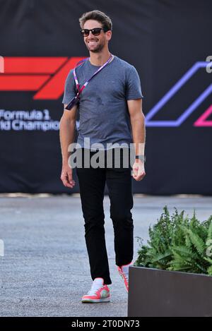Doha, Qatar. 06th Oct, 2023. Romain Grosjean (FRA). Formula 1 World Championship, Rd 18, Qatar Grand Prix, Friday 6th October 2023. Doha, Qatar. Credit: James Moy/Alamy Live News Stock Photo